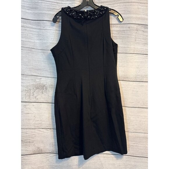 Banana Republic L'Wren Scott Sequin Collar Sheath Dress 14 - Picture 3 of 3
